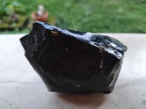 Raw black Obsidian by Alex