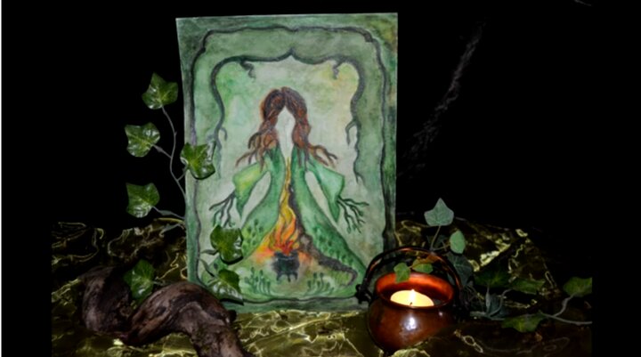 Cerridwen Ignites the Green Flame in you – a guided meditation